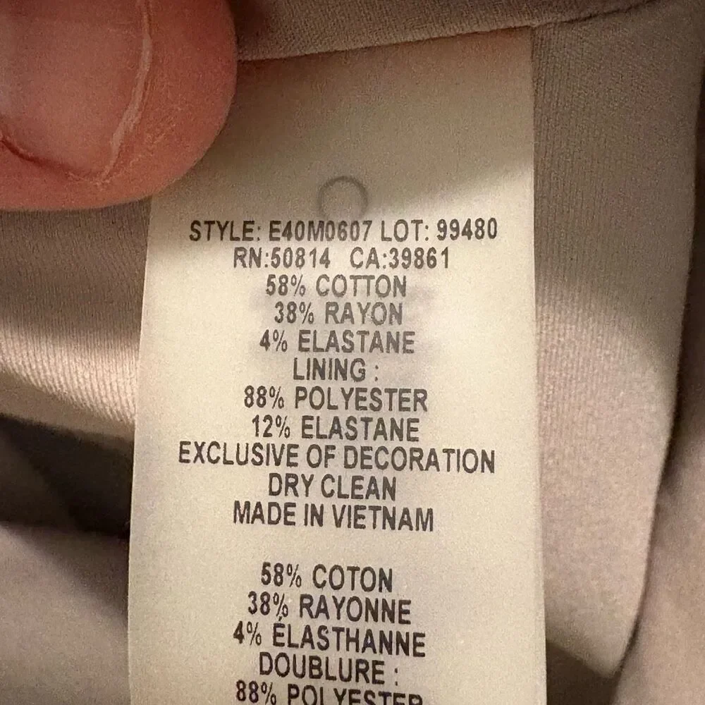 Elie Tahari beige business professional sheath dress size 10 - Picture 7 of 11